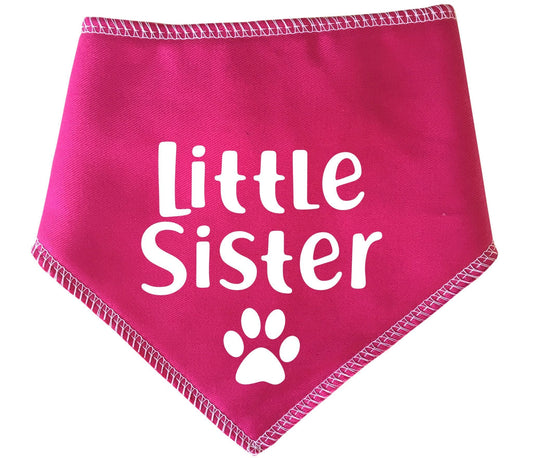 'Little Sister' Fur Family Dog Bandana