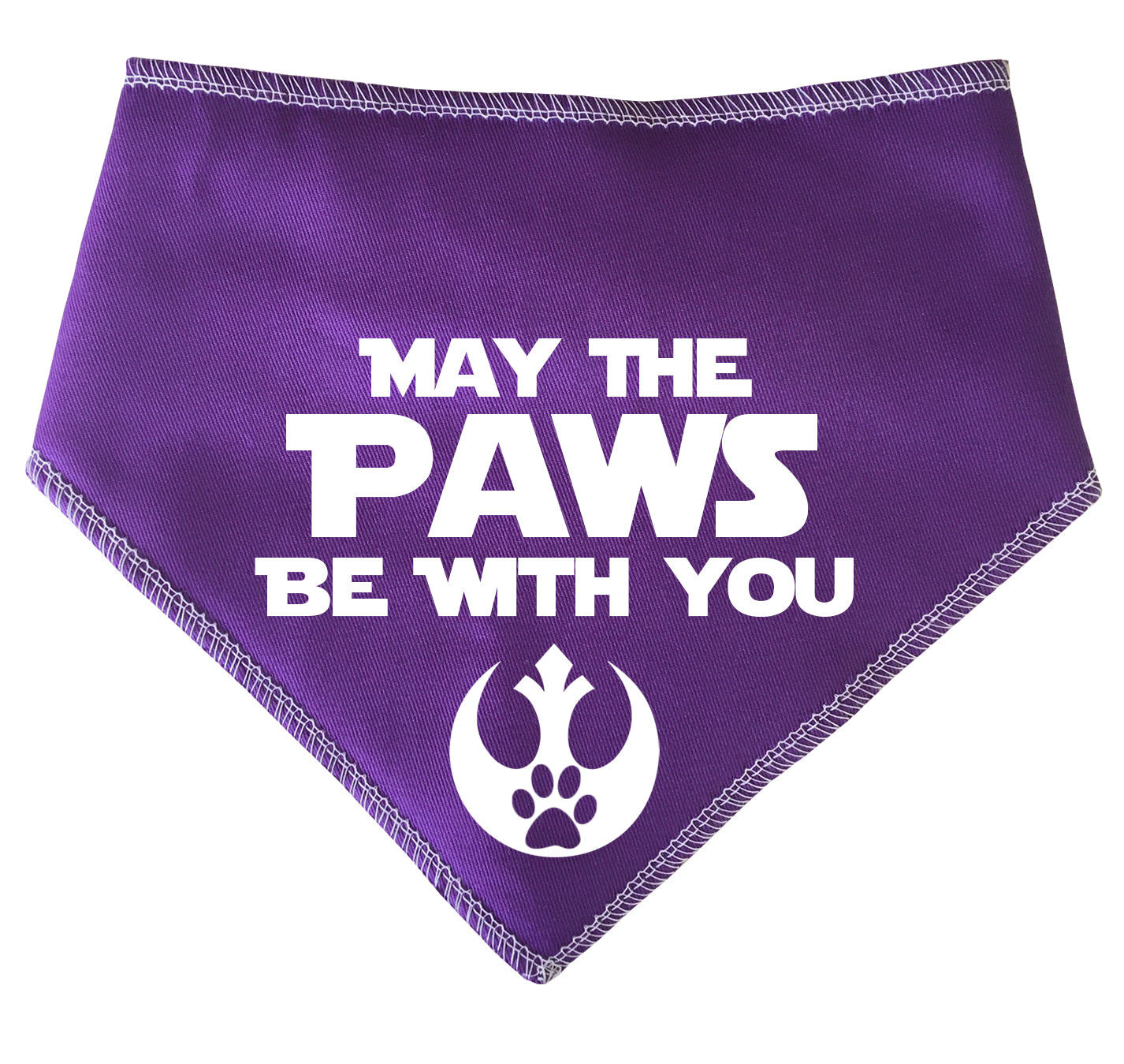 May The Paws Be With You Dog Bandana