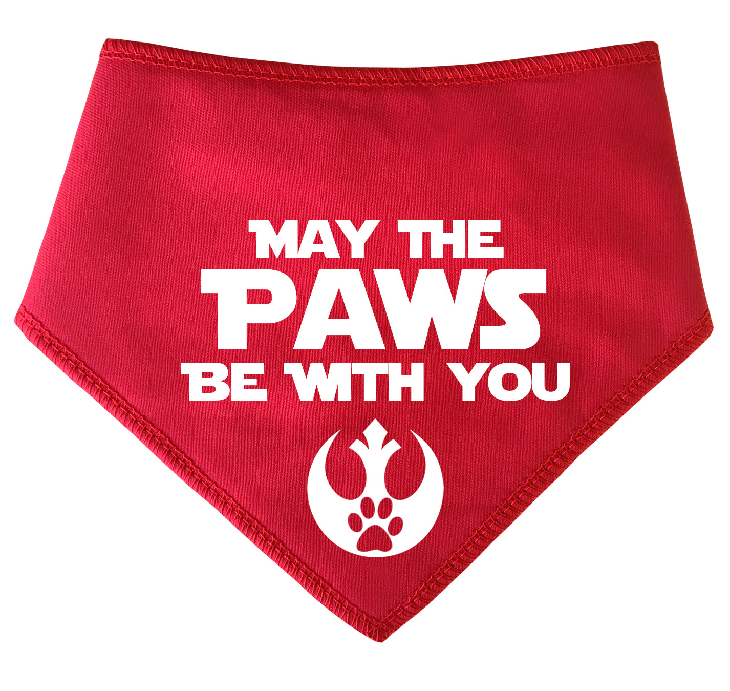 May The Paws Be With You Dog Bandana