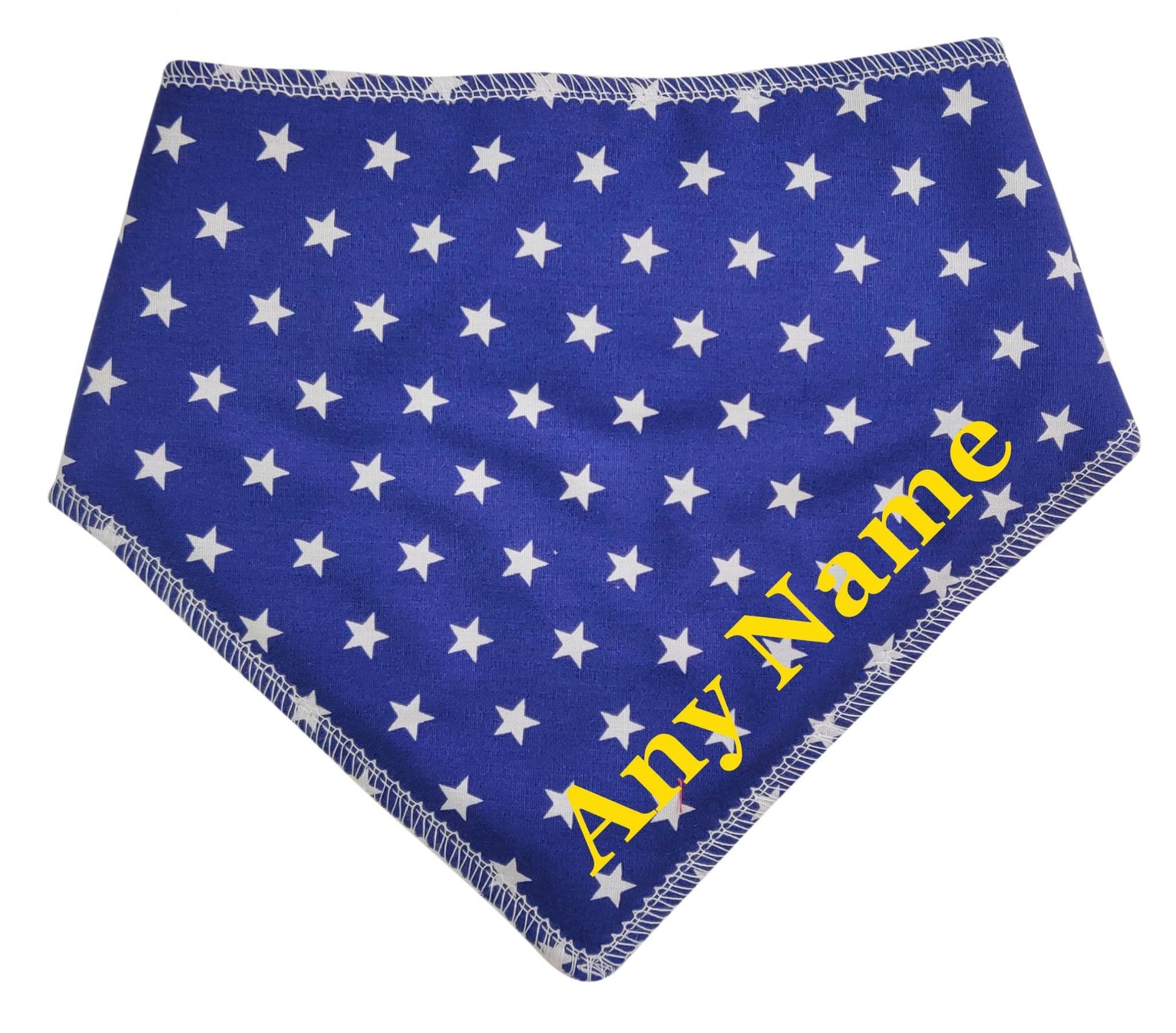 Personalised Blue Small Star Dog Bandana