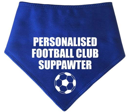Personalised Football Club Suppawter - With Any Club Name - Dog Bandana