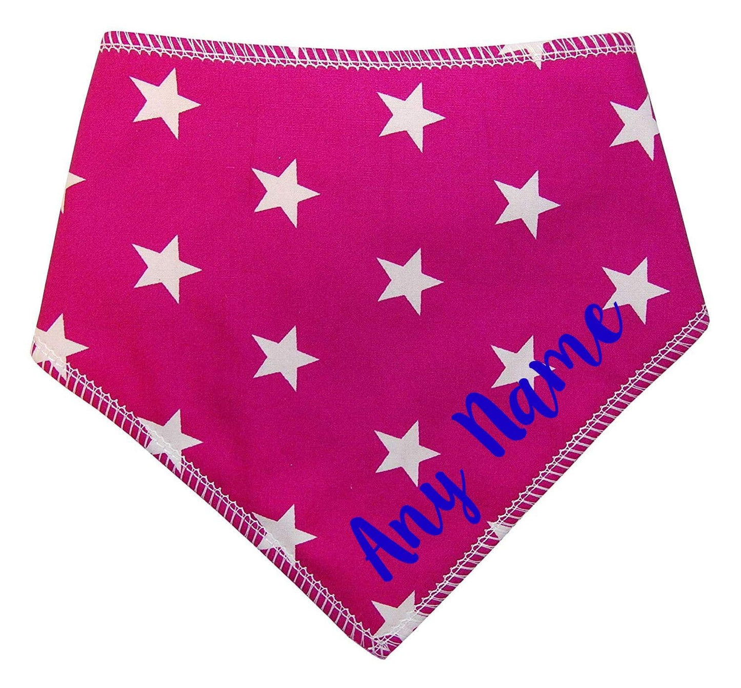 Personalised Pink Star Pattern Bandana