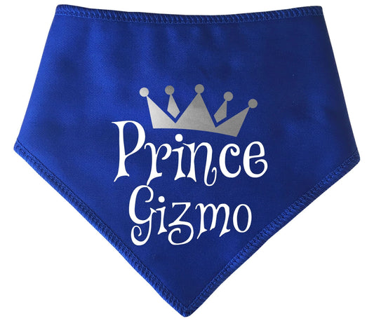 Personalised Prince Dog Bandana