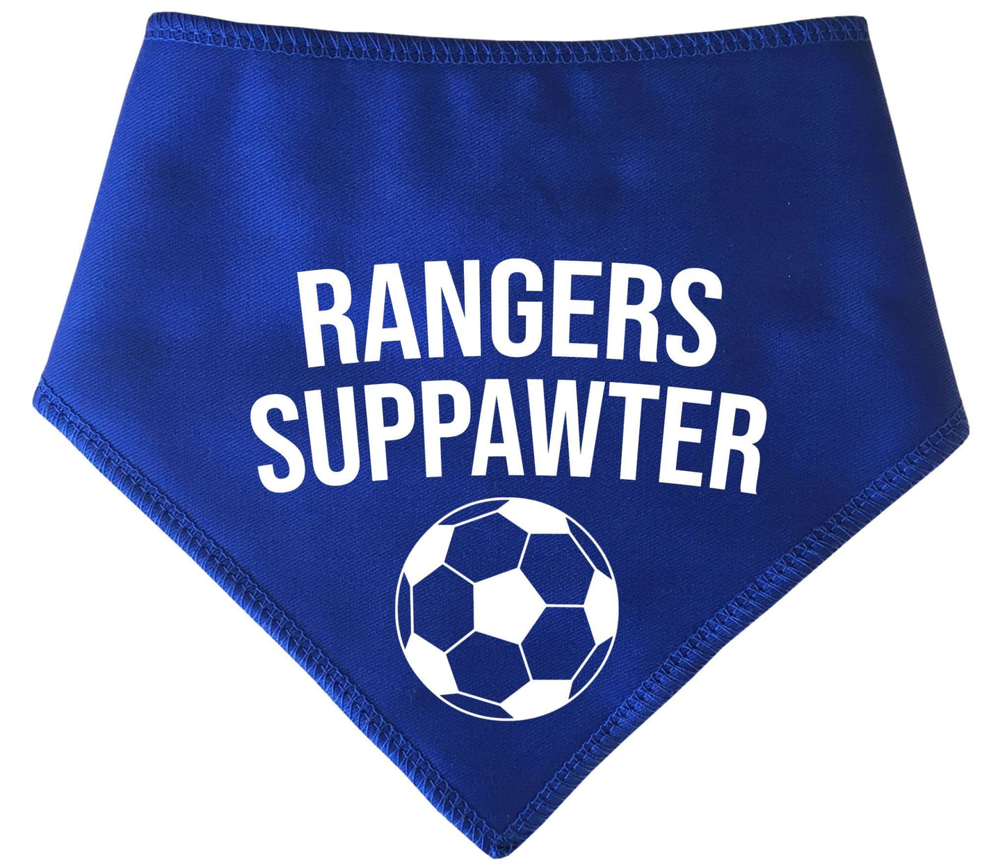 Rangers Suppawter With Football Dog Bandana