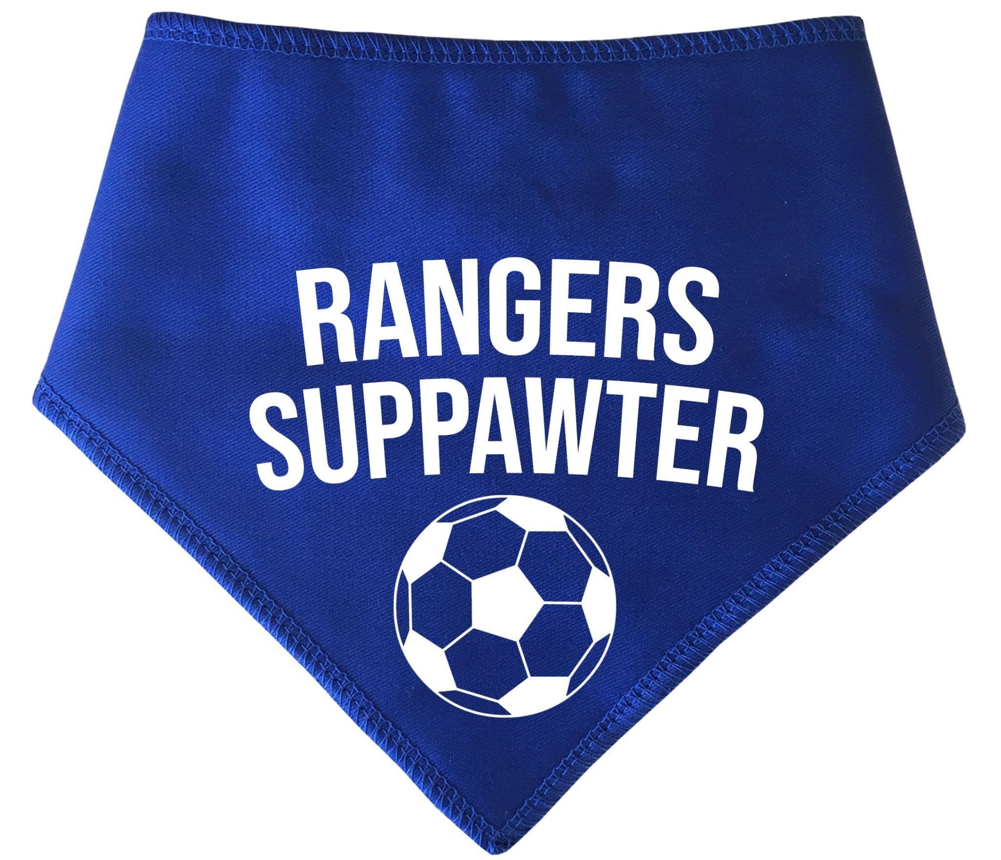 Rangers Suppawter With Football Dog Bandana