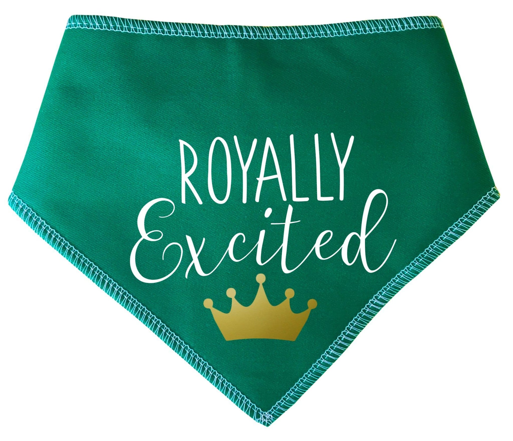 Royally Excited 70 Years  Queens Jubilee Dog Bandana