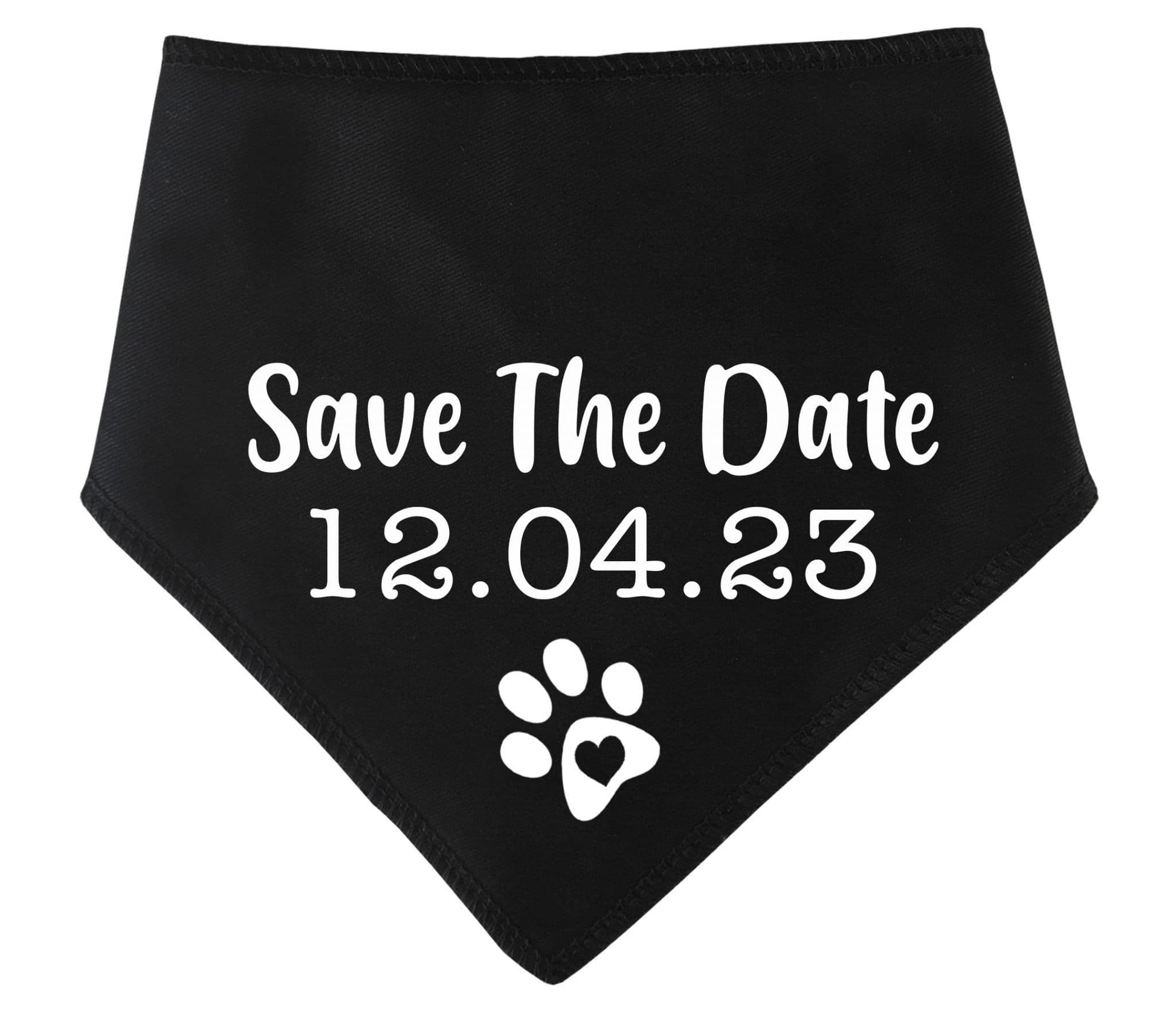 Save The Date' Personalised Wedding Bandana