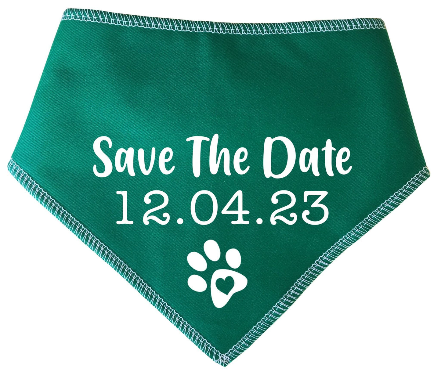 Save The Date' Personalised Wedding Bandana