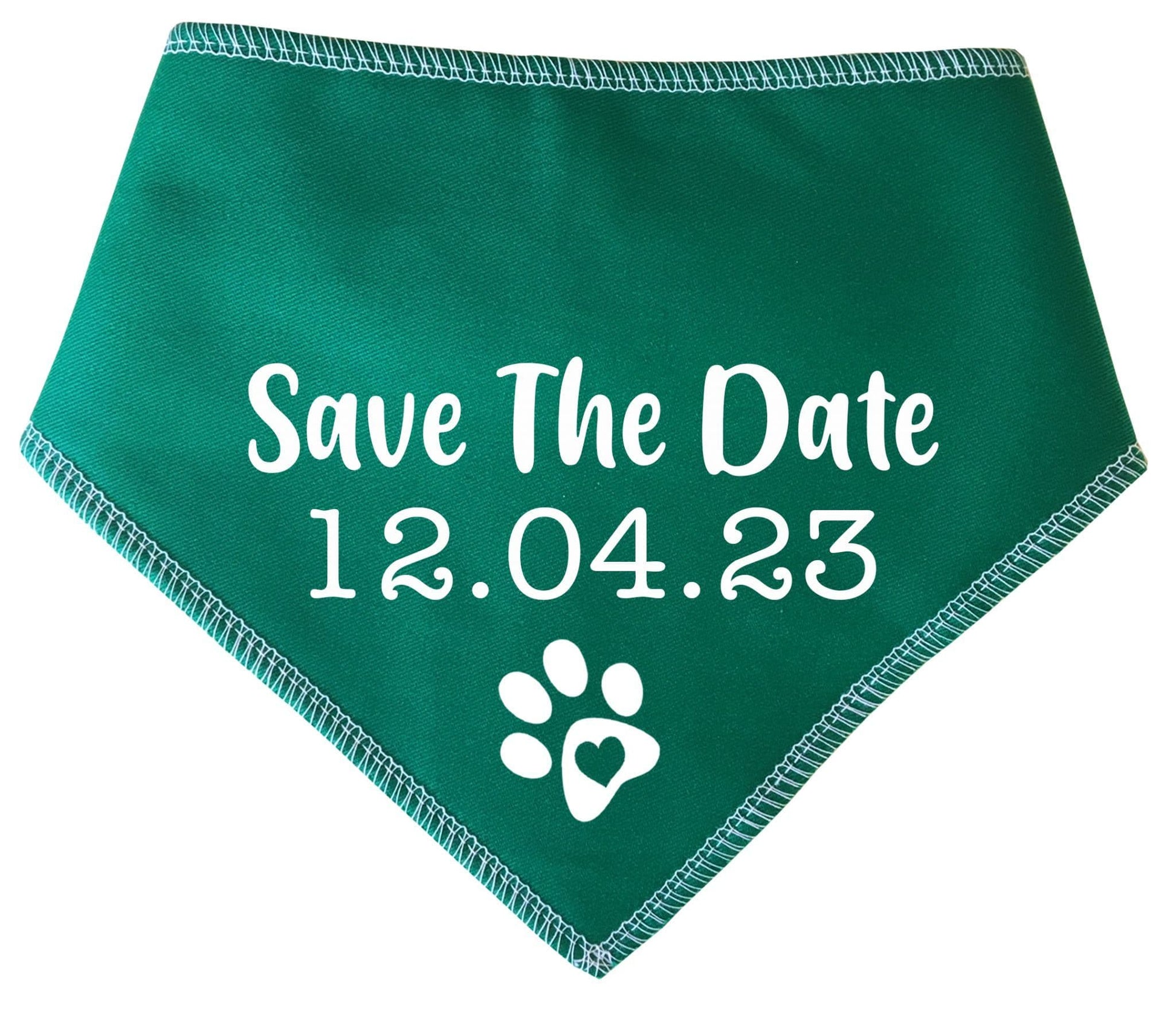 Save The Date' Personalised Wedding Bandana