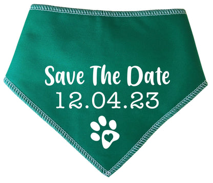 Save The Date' Personalised Wedding Bandana