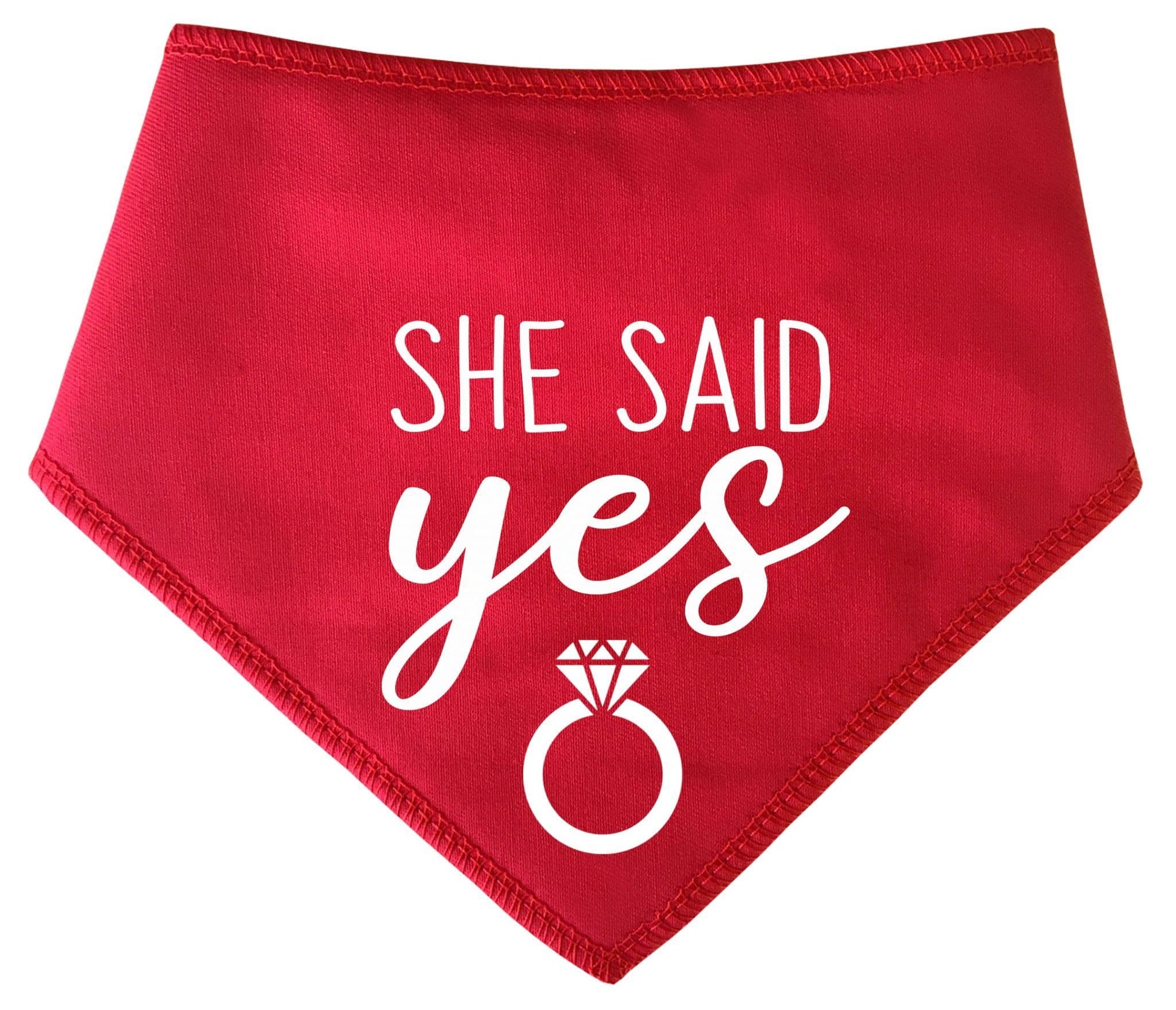 She Said Yes' Wedding Bandana