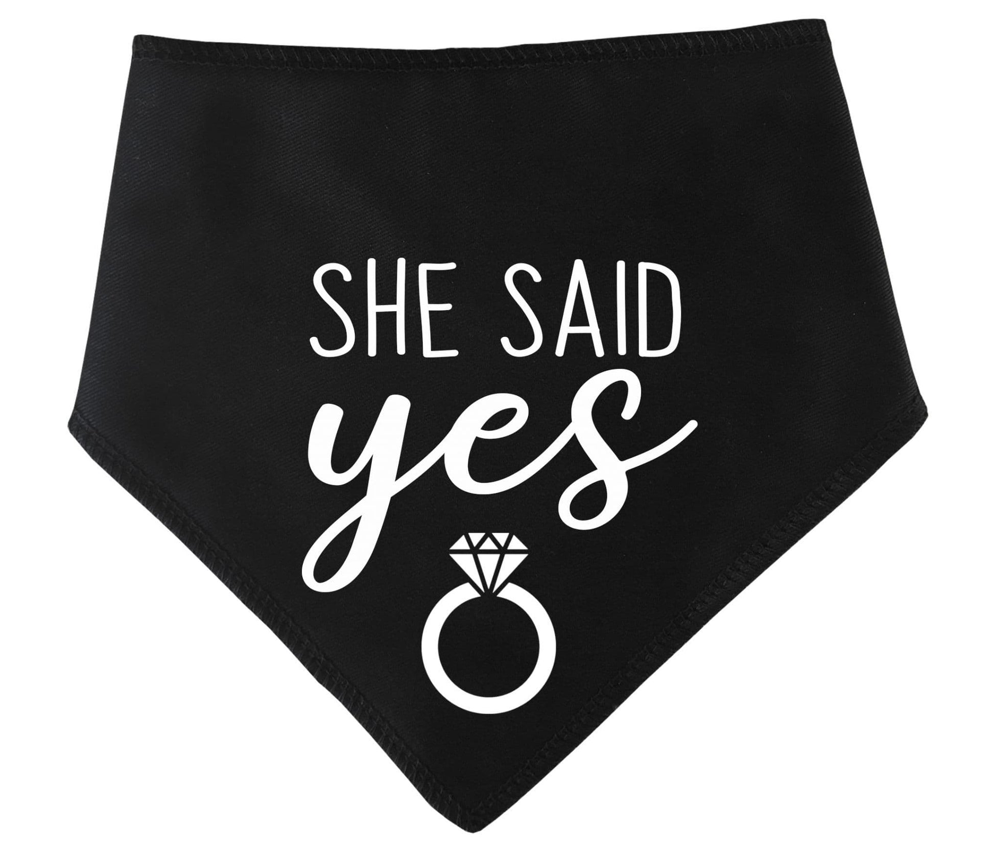 She Said Yes' Wedding Bandana