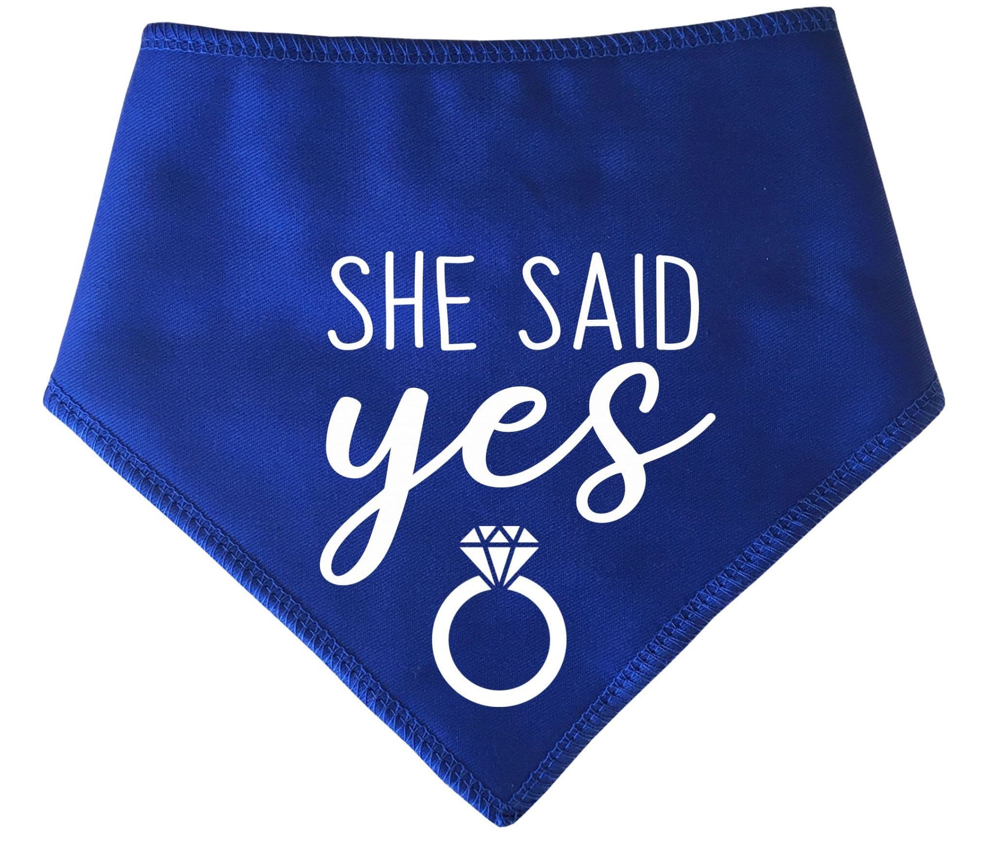 She Said Yes' Wedding Bandana