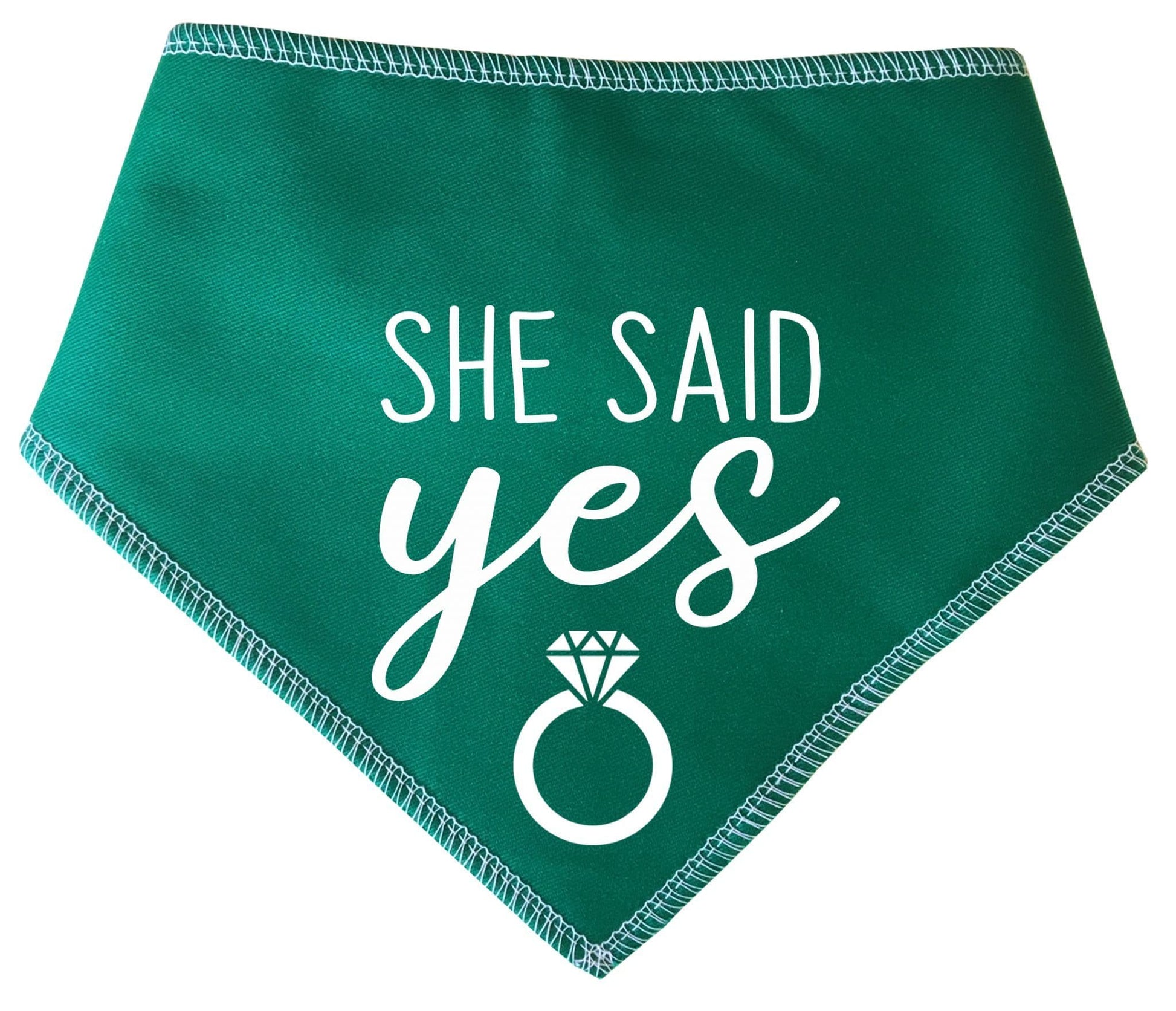 She Said Yes' Wedding Bandana