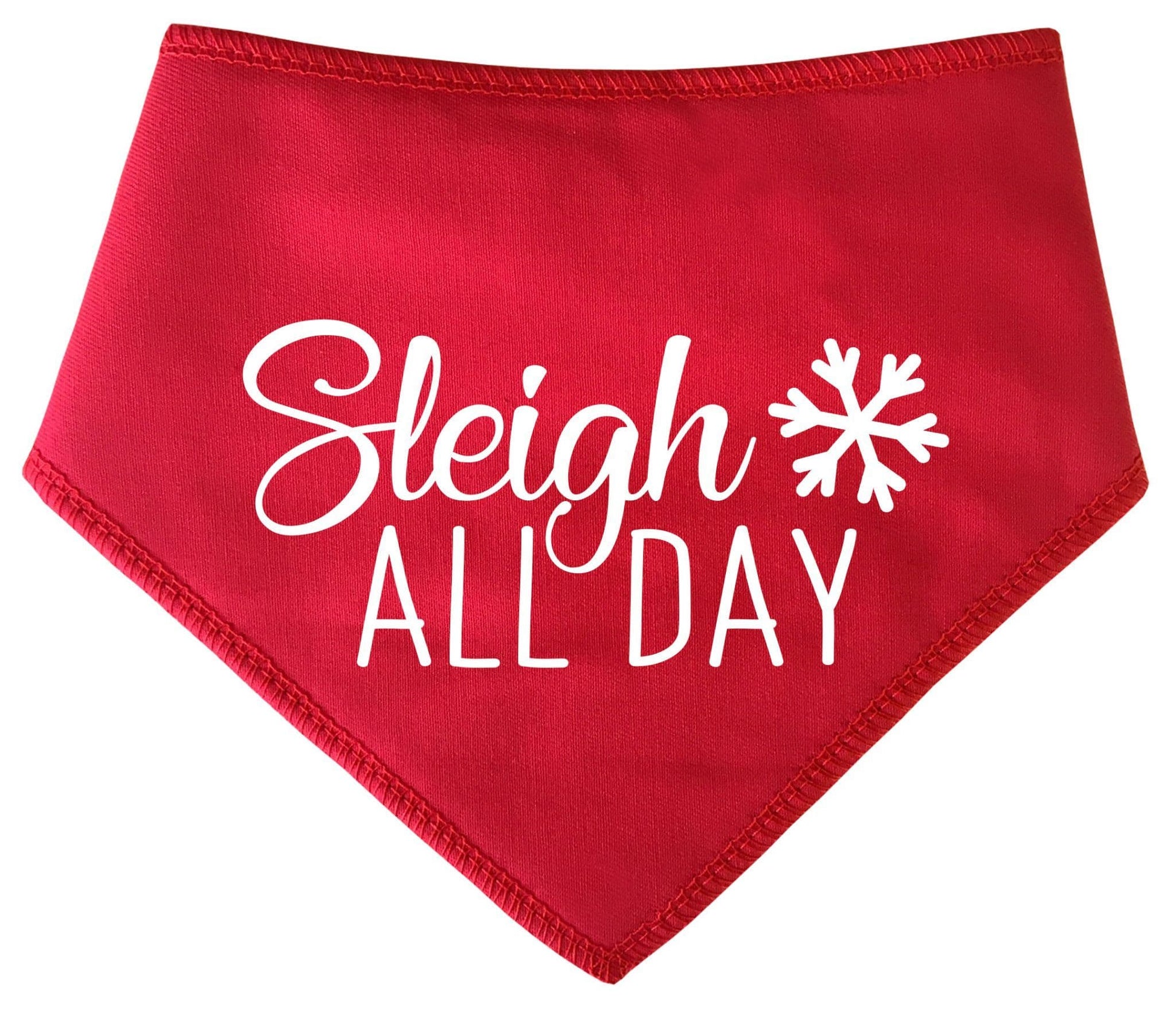 'Sleigh All Day' Christmas Dog Bandana