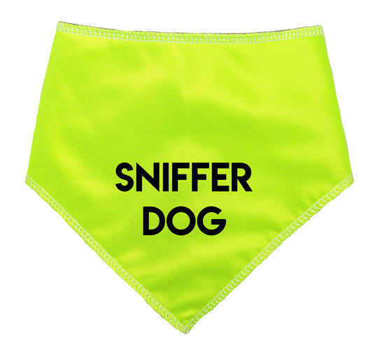 SNIFFER DOG Hi Vis Dog Bandana