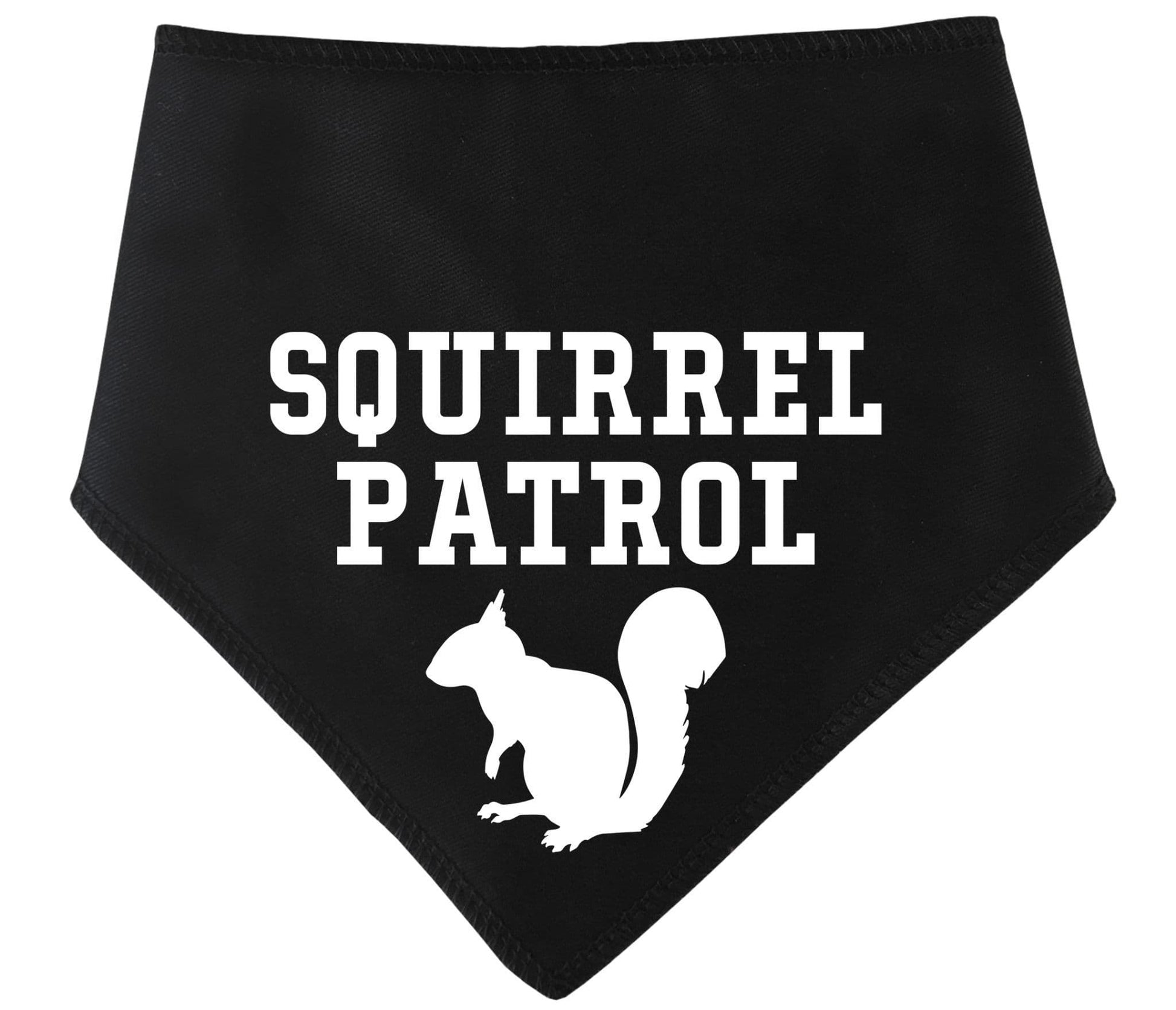 'Squirrel Patrol' Dog Bandana