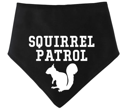 'Squirrel Patrol' Dog Bandana