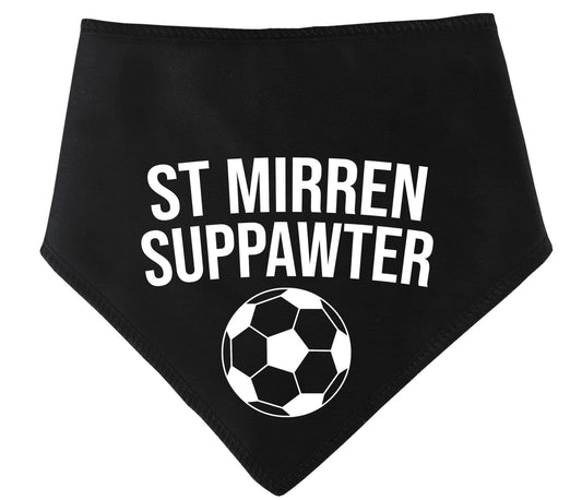 St Mirren Suppawter With Football Dog Bandana