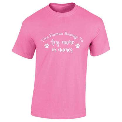 This Human Belongs To  T-Shirt