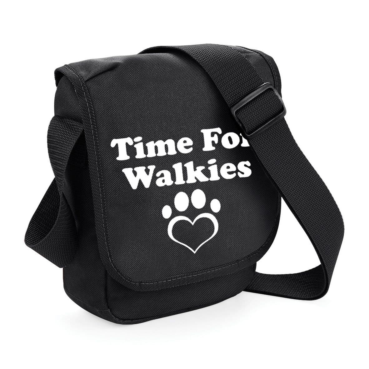 'Time For Walkies' Dog Walking Cross Body Mini Reporter Bag