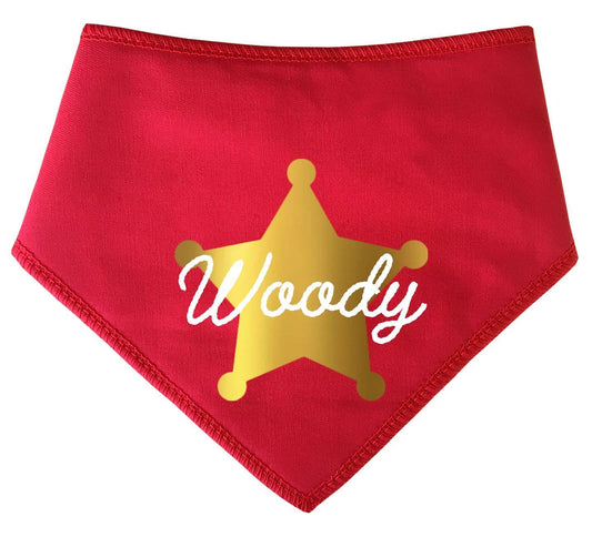 Toy Story Woody Sheriff Badge Dog Bandana