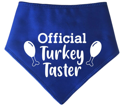 'Turkey Taster' Thanksgiving Dog Bandana