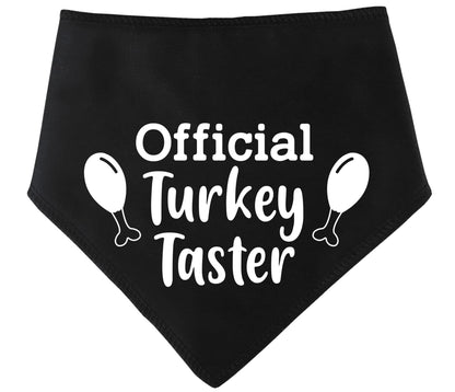 'Turkey Taster' Thanksgiving Dog Bandana