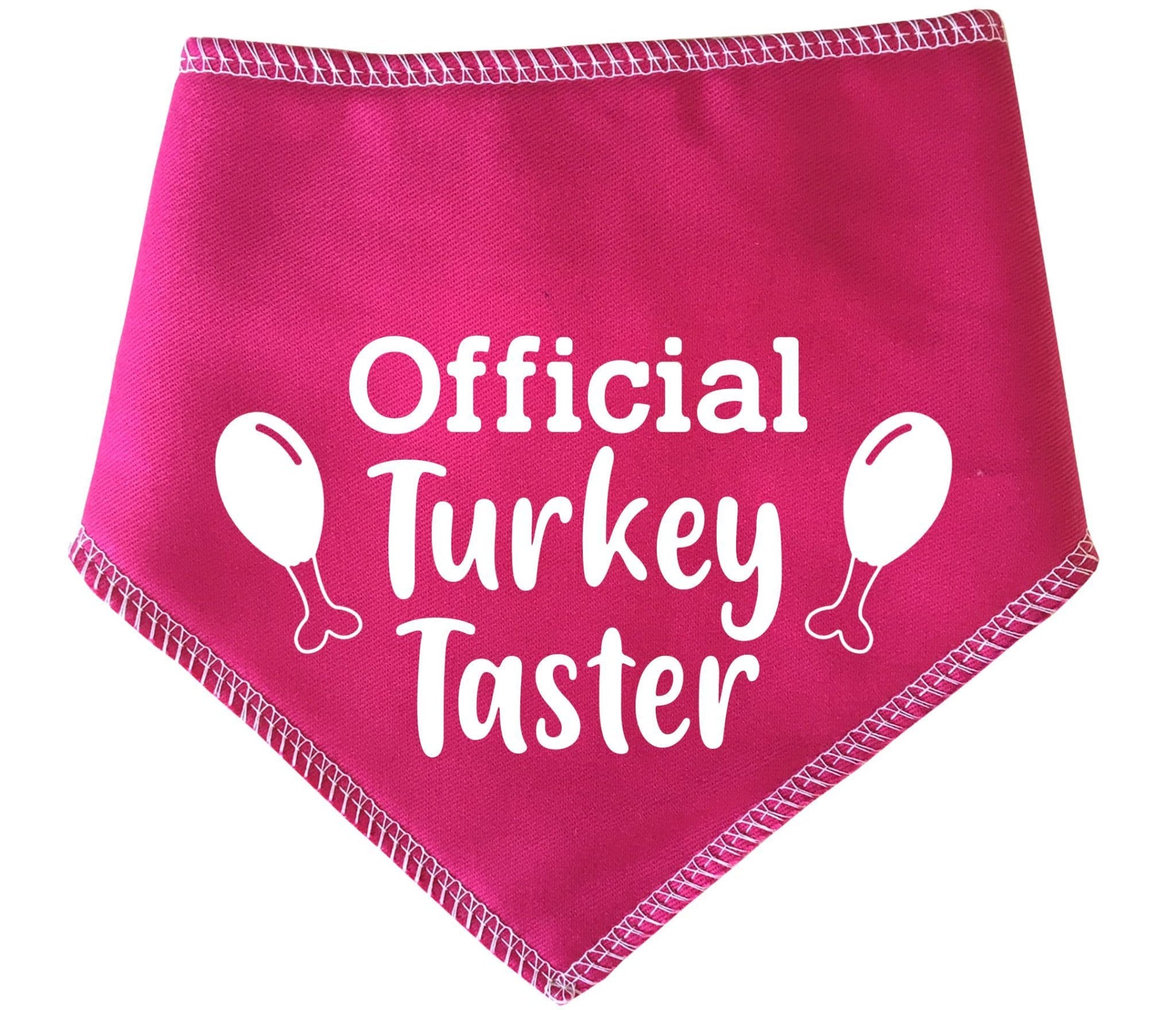 'Turkey Taster' Thanksgiving Dog Bandana