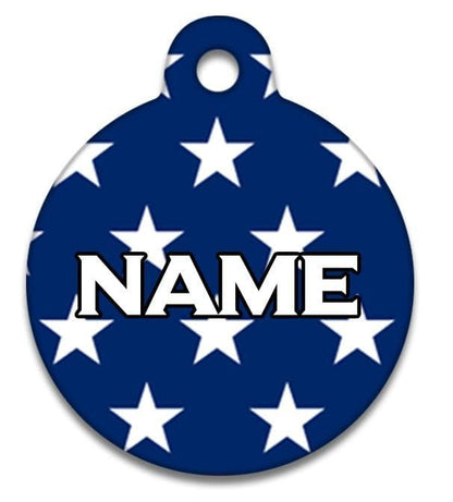 USA Stars & Stripes - Pet (Dog & Cat) ID Tag