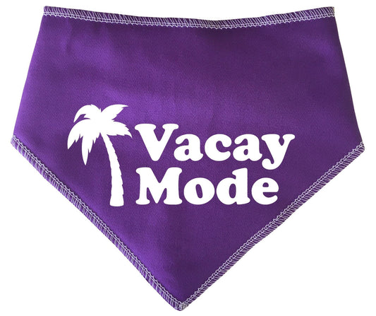 'Vacay Mode' Summer Dog Bandana