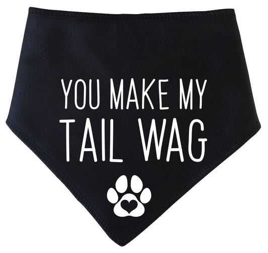 'You Make My Tail Wag' Valentine's Day Dog Bandana